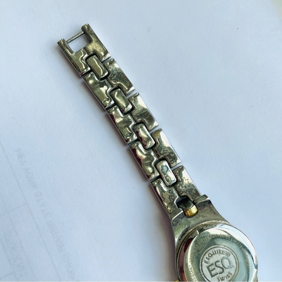 ESQ Esquire Swiss Quartz Movement Watch Gold Silver - Picture 6 of 9